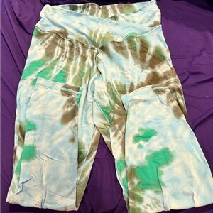 Tie-Dye American eagle legging